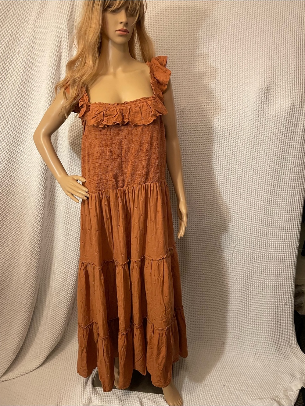 Old Navy Maroon Long Summer Maxi Dress Size 2x NWT